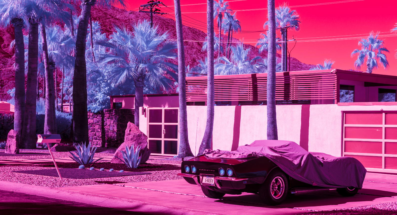 Infra Realism: Kate Ballis Reimagines California’s Modernist Landscape With Infared