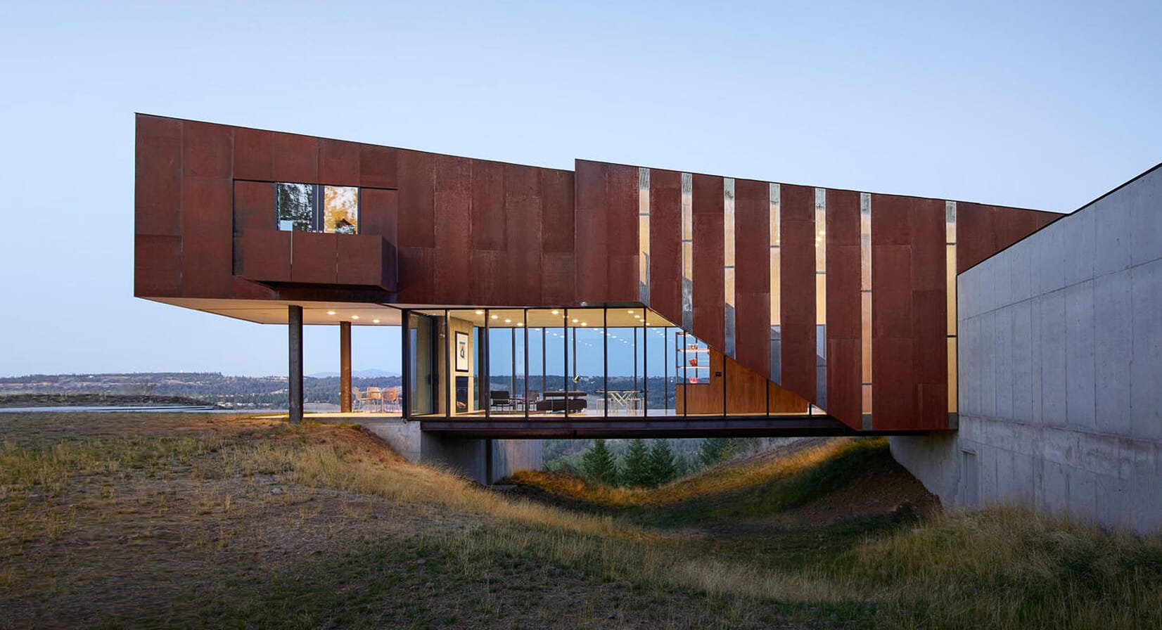 Olson Kundig’s floating home makes way for Washington wildlife