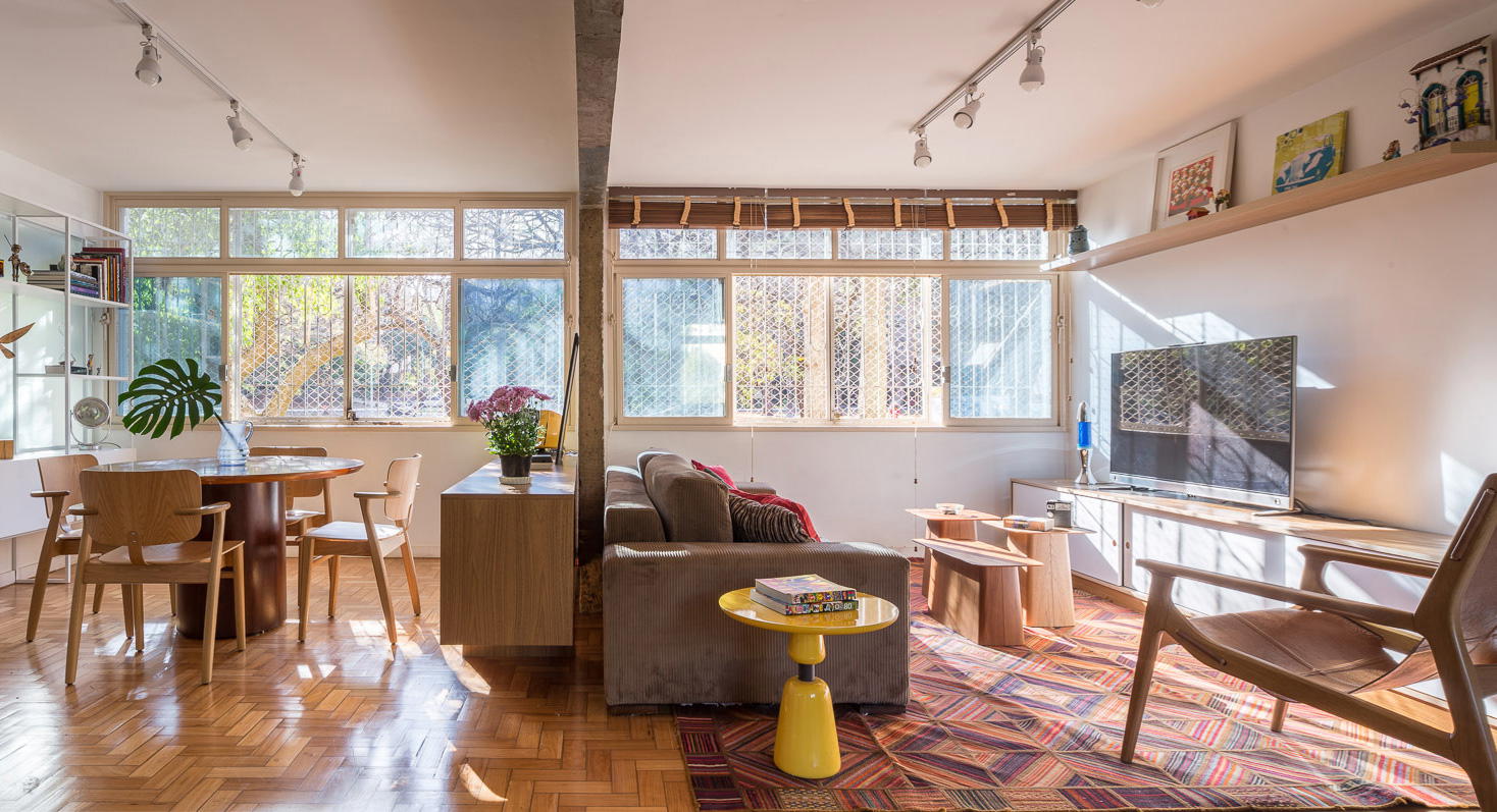 Modernism Meets Nostalgia In This Tiny Brasilia Apartment