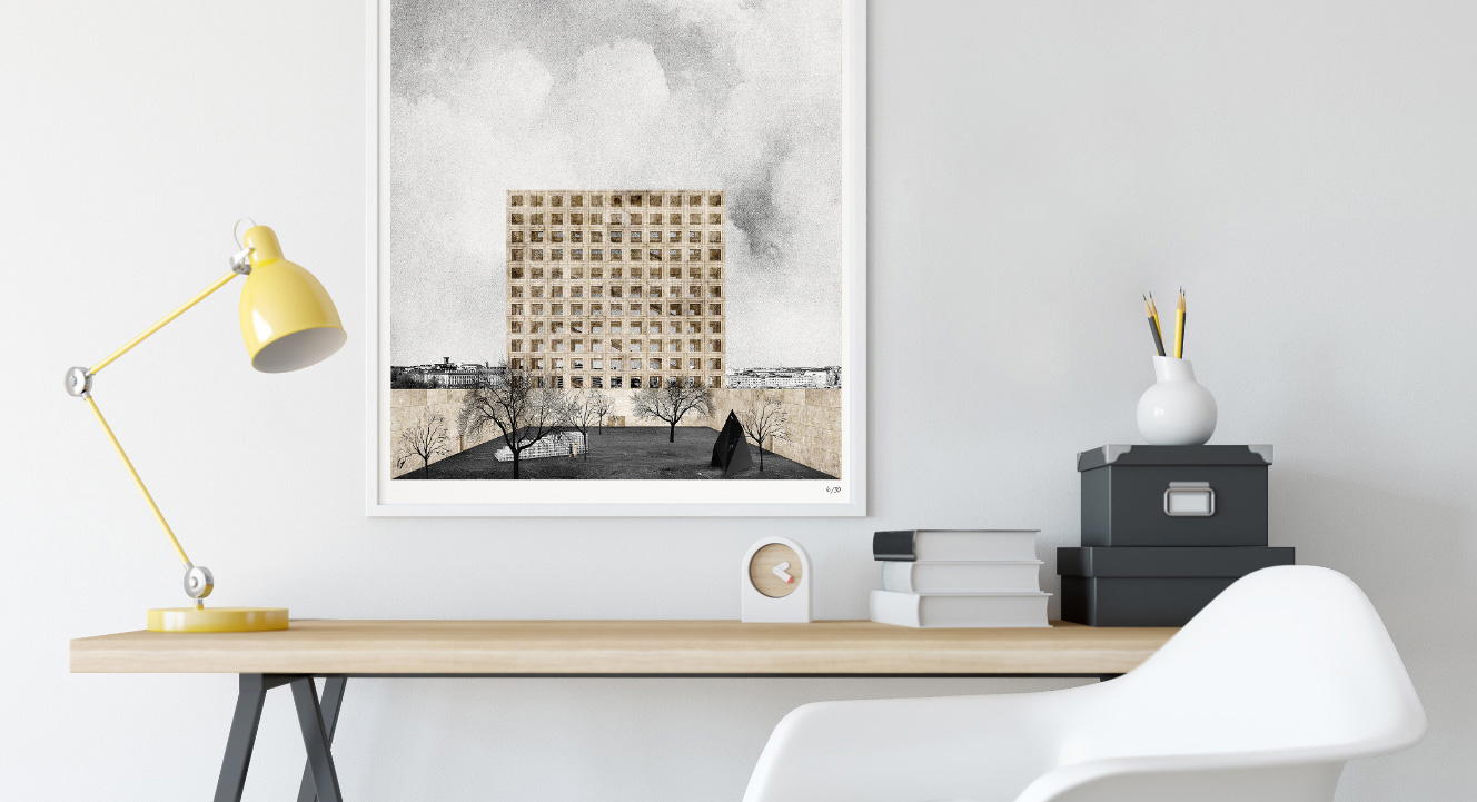 3 architectural prints for your home office