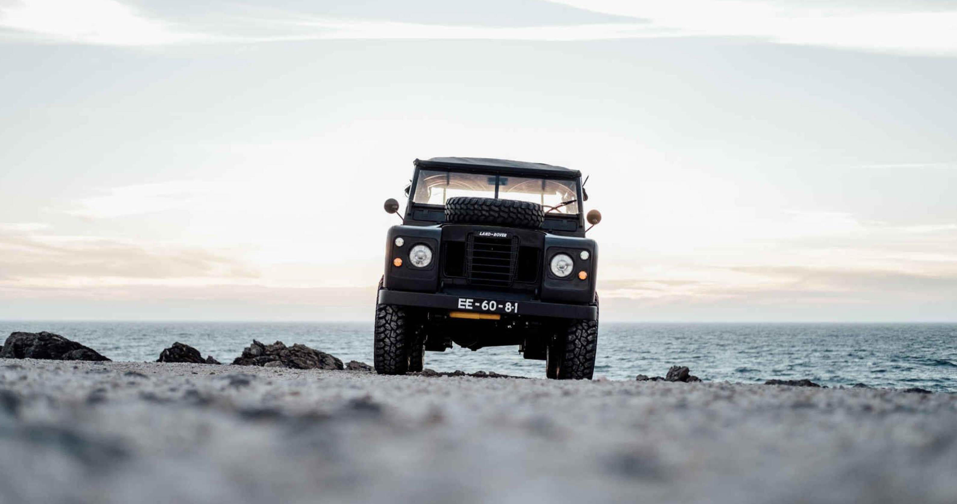 The Matte Black 1979 Land Rover Series III Built For Any Beach Trip