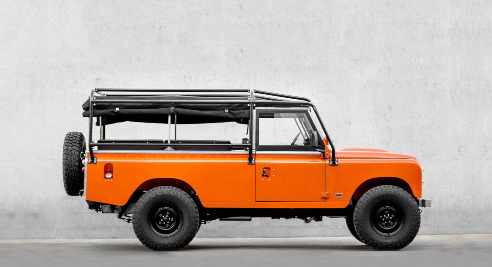 A First Look At The Tangerine Orange Land Rover by Cool & Vintage