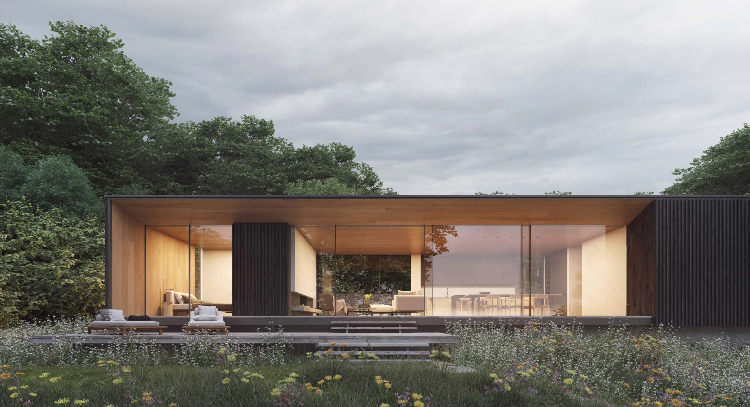 Ström Architects Unveils Plans For Seaside Retreat on Isle of Wight Creek