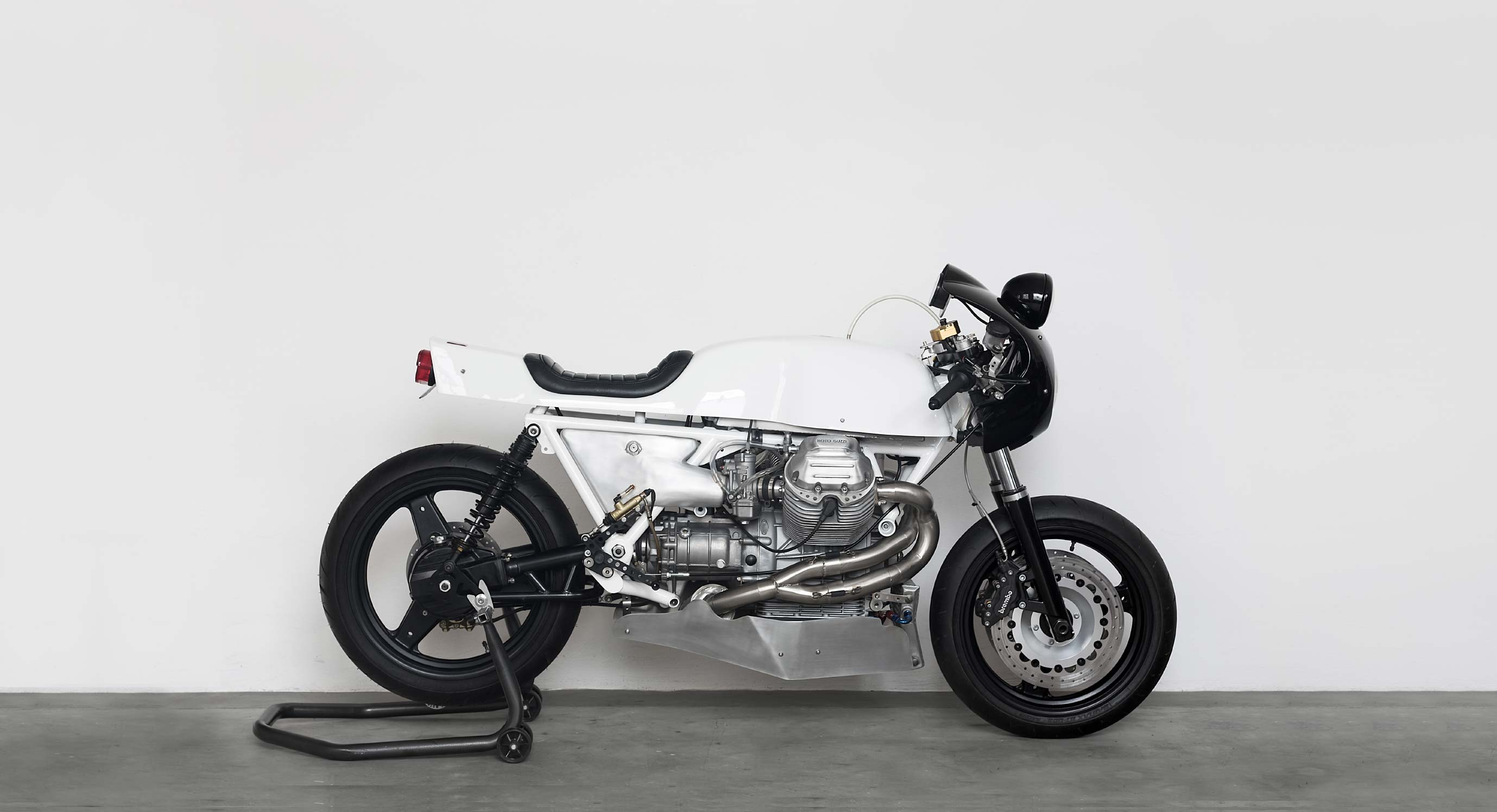 A Classic Re-Created: 1984 Moto Guzzi Bazooka By Ruote Fiere