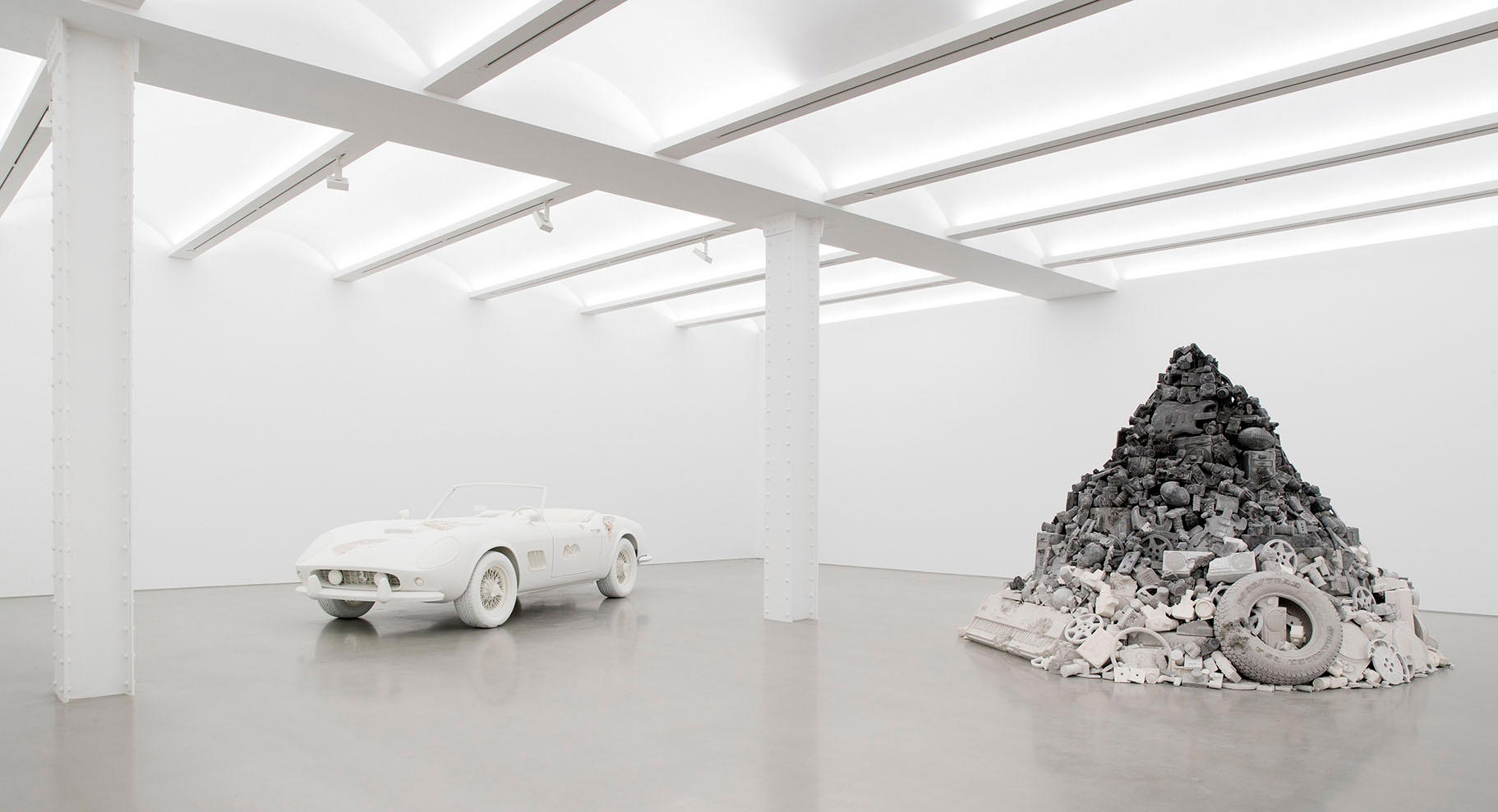 Daniel Arsham Unveils Eroded Fantasy Future At Perrotin New York