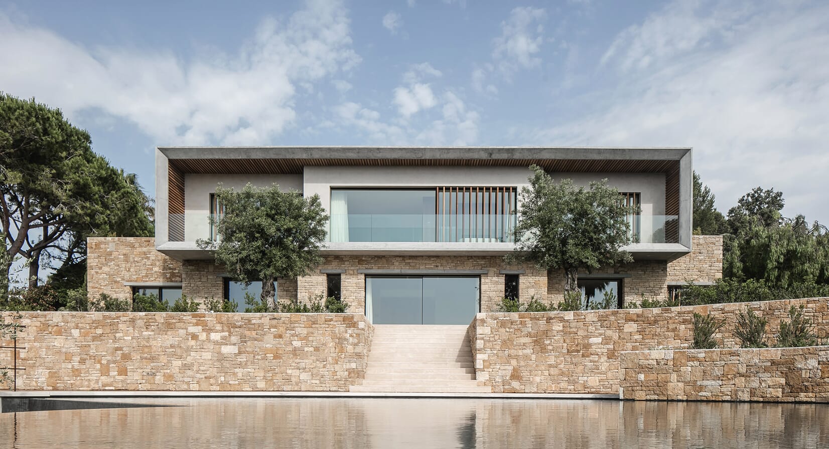 Caprini &amp; Pellerin's Villa Fidji is a patchwork of style and material