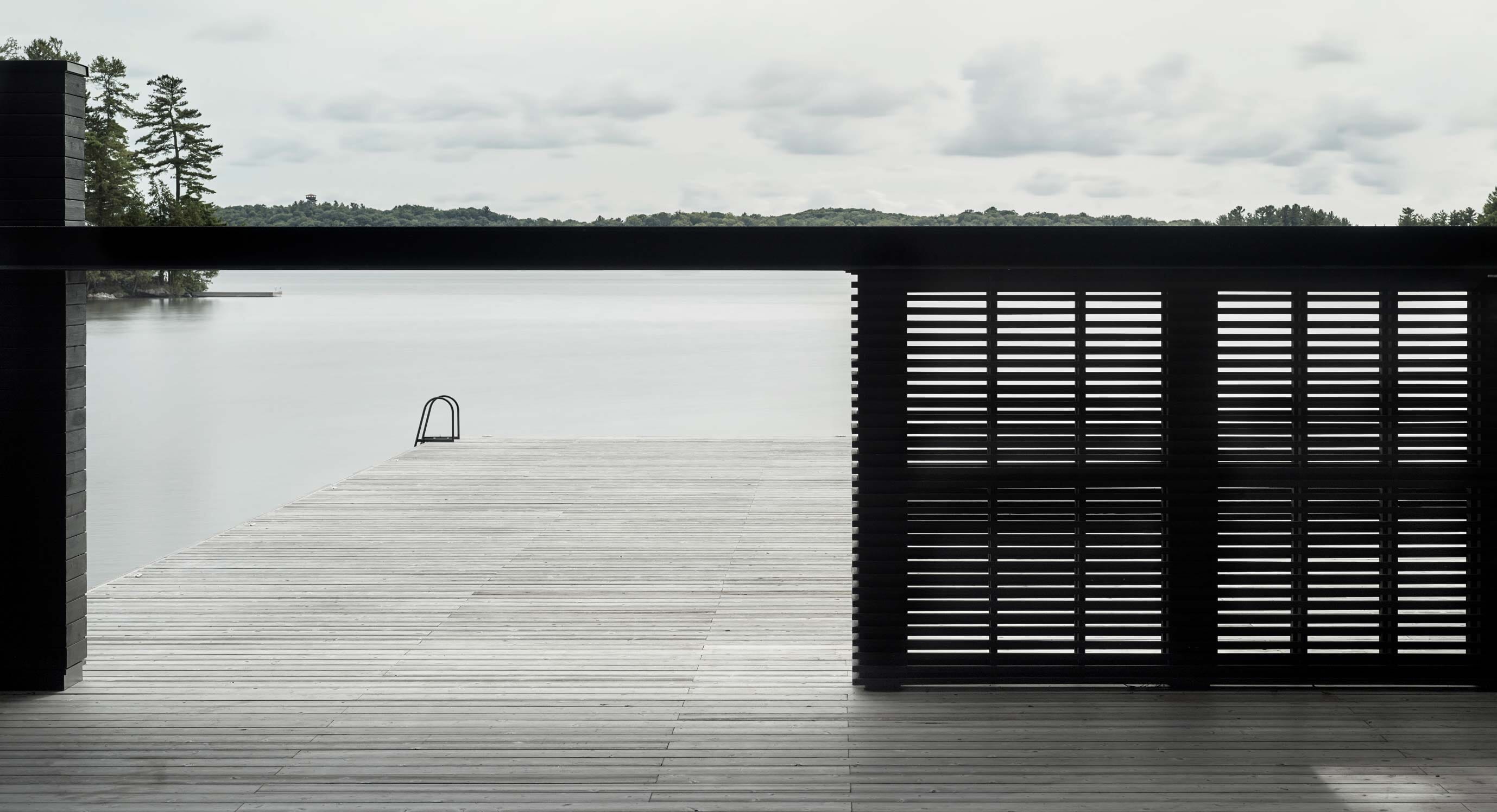 AKB Architects' Muskoka Boathouse Is Unlike Any Other Shoreside Escape