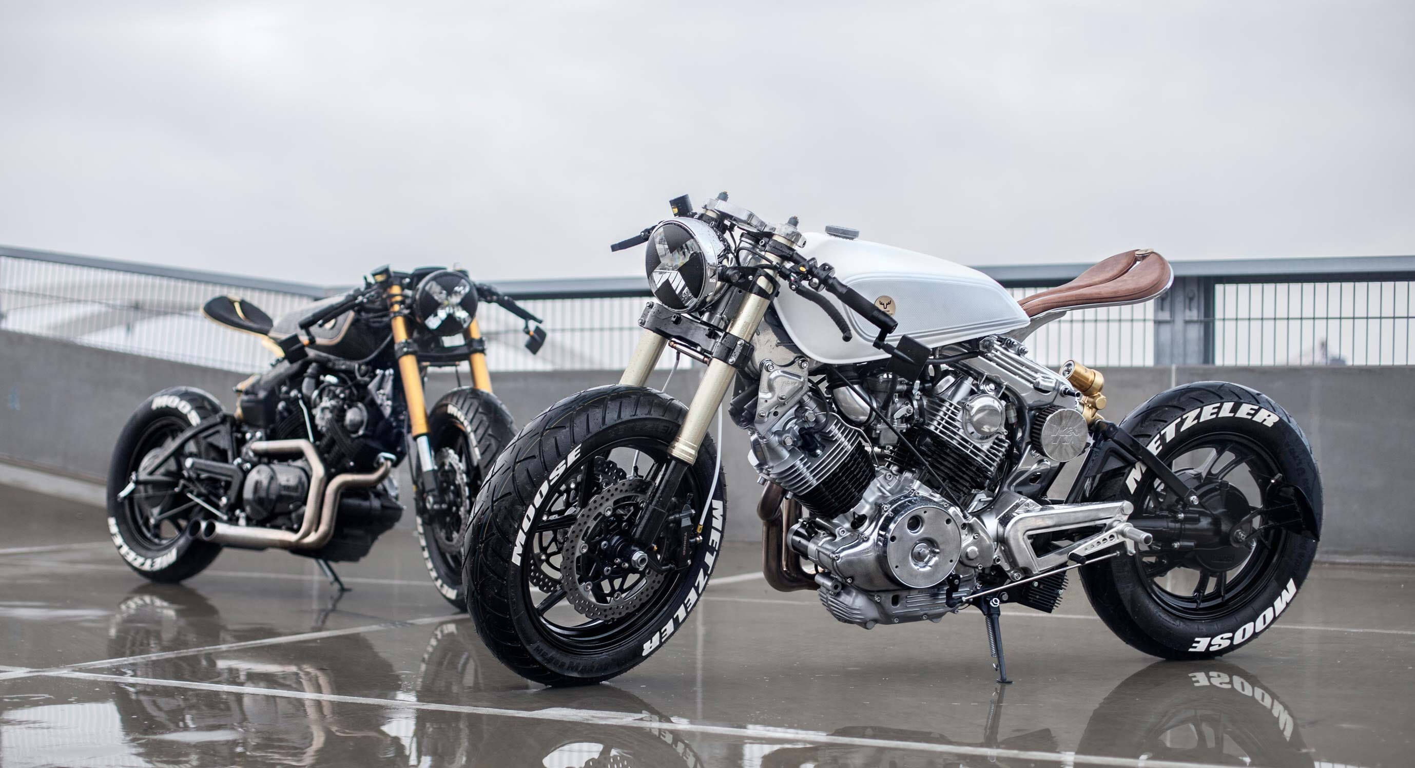 Moose Motodesign Questions Good And Evil With Two Yamaha Virago XV920s