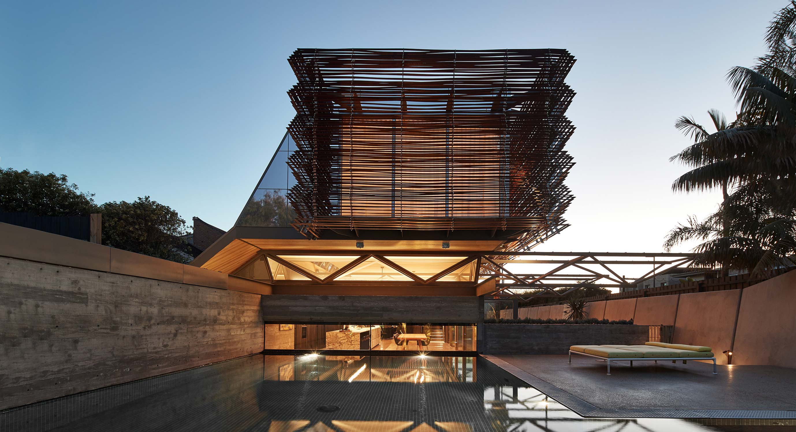 March Studio's Compound House Celebrates Steel