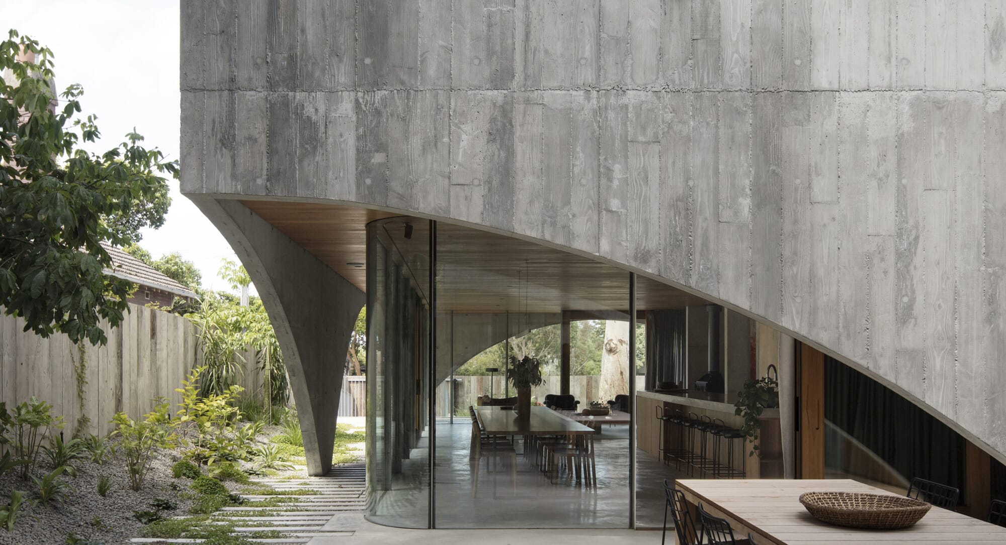 Hawthorn House Is Supported By An External Skeleton