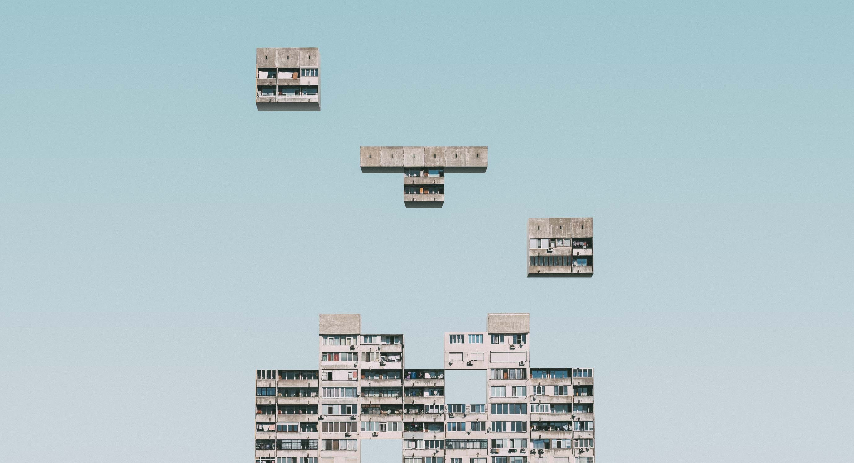 Urban Tetris by Mariyan Atanasov transforms high-rise blocks | OPUMO  Magazine