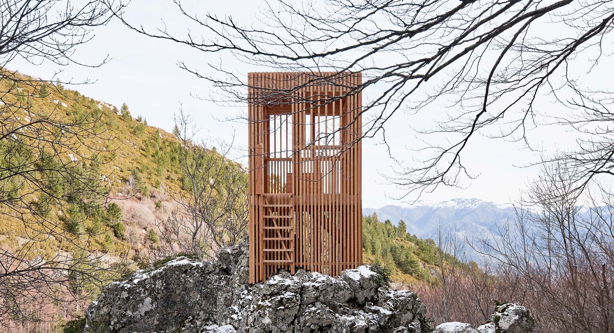 Corsican Deer Observatories: Architecture at the service of nature
