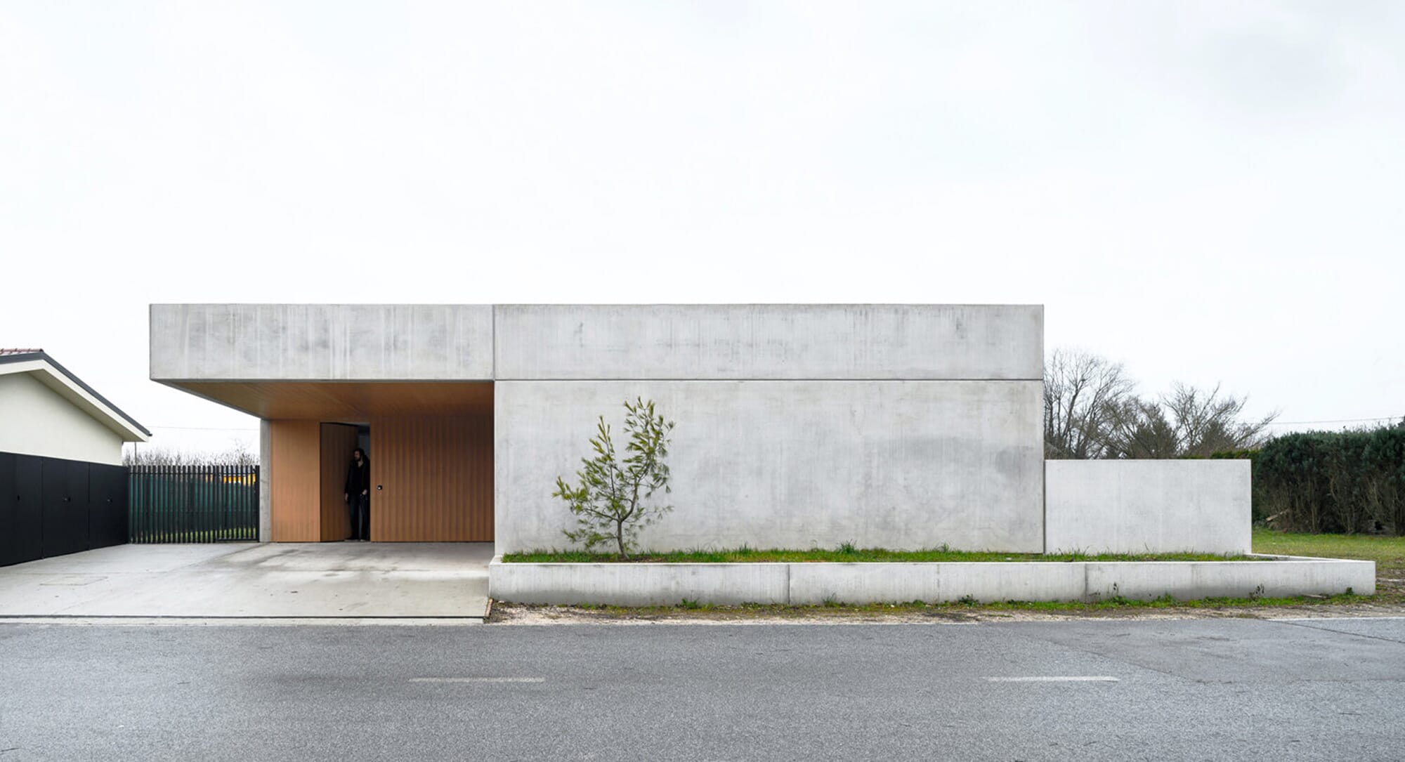 Unique concrete house doubles as a live-in work space