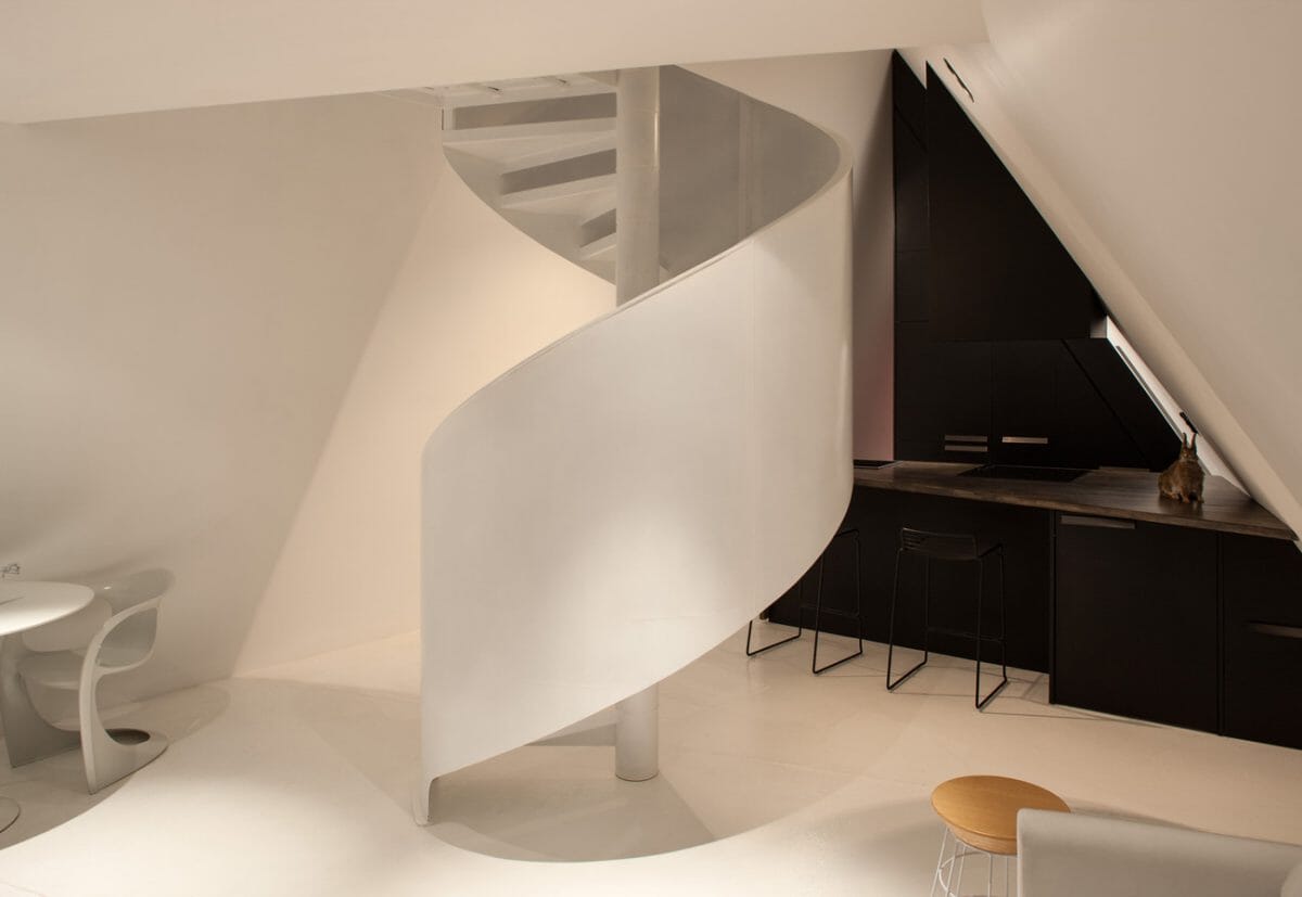 16 Modern Spiral Staircases Found In Homes Around The World