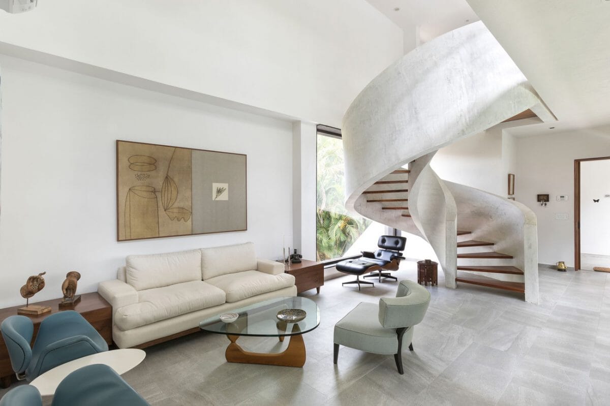 16 Modern Spiral Staircases Found In Homes Around The World