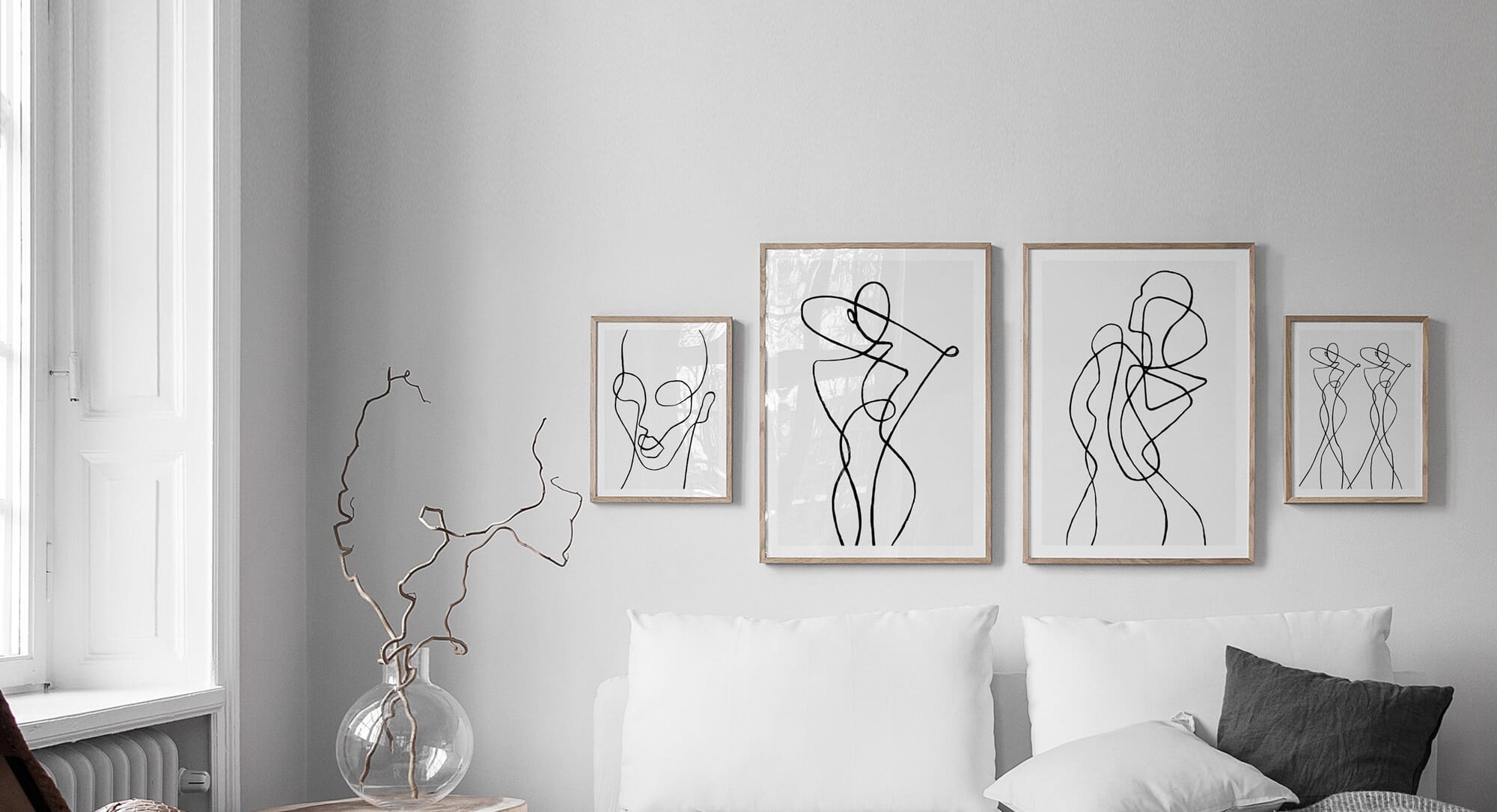 Create the perfect focal point with a curated gallery wall from Peytil