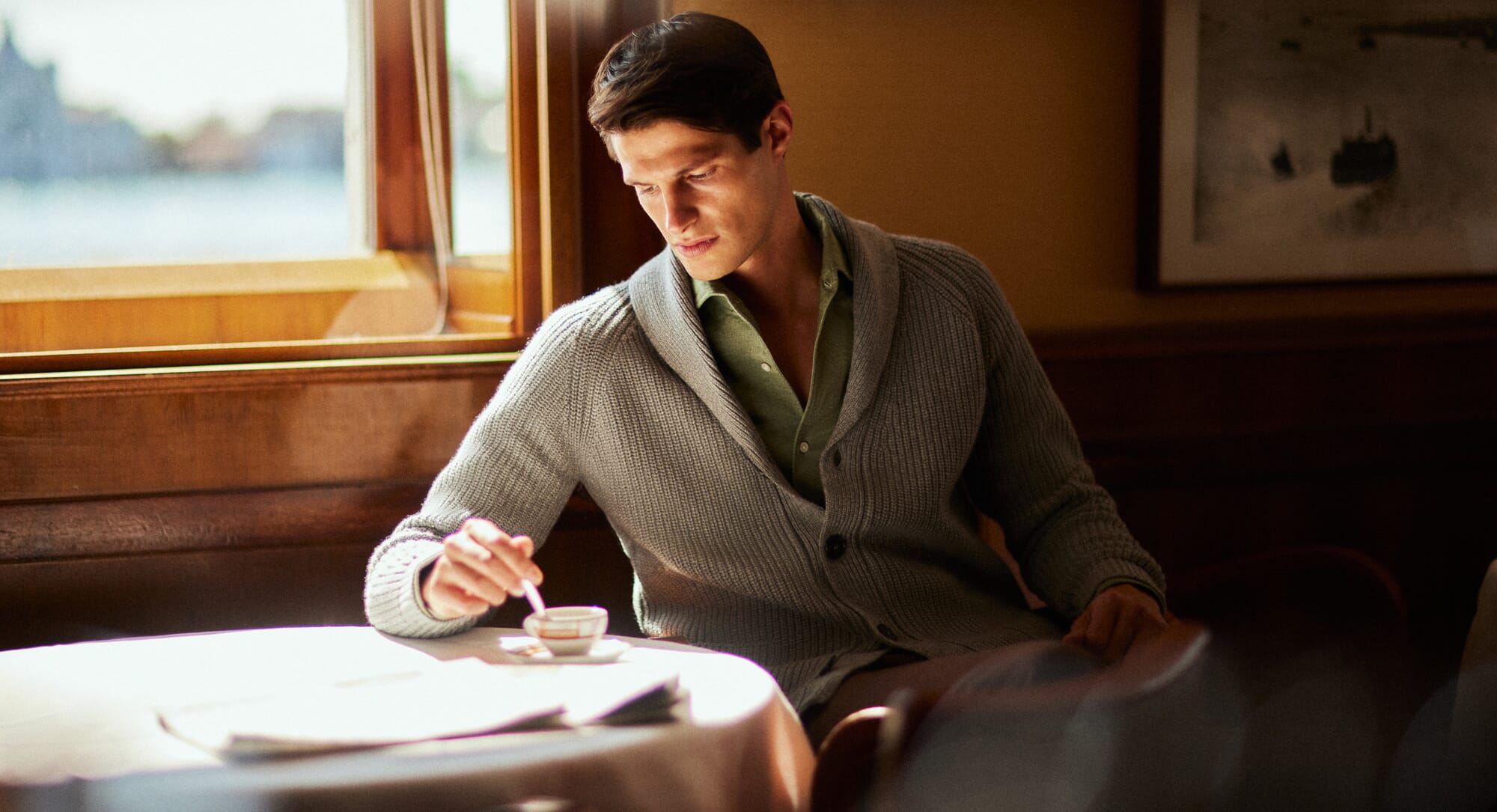 Have a cosier winter in Luca Faloni's chunky knit cashmere range