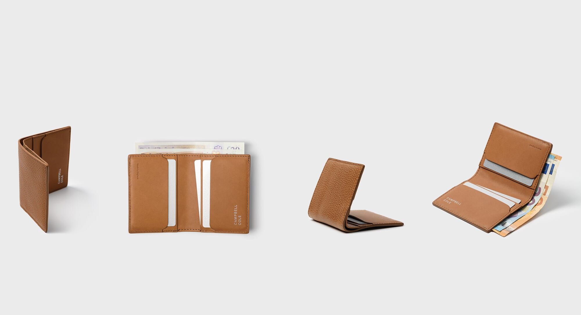 Presenting Campbell Cole's new pebbled leather range