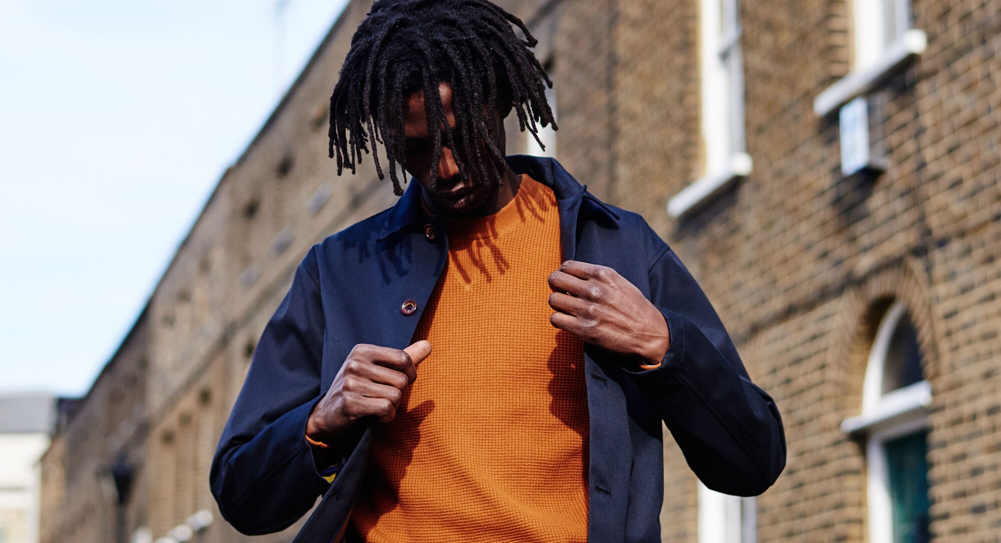 Combat spring showers with Percival's waterproof Sherlock mac