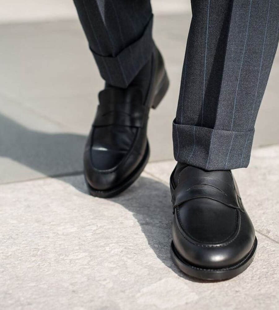 Penny loafers - Black - Men