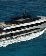 The super-villain style of the Why200 from Wally Yachts