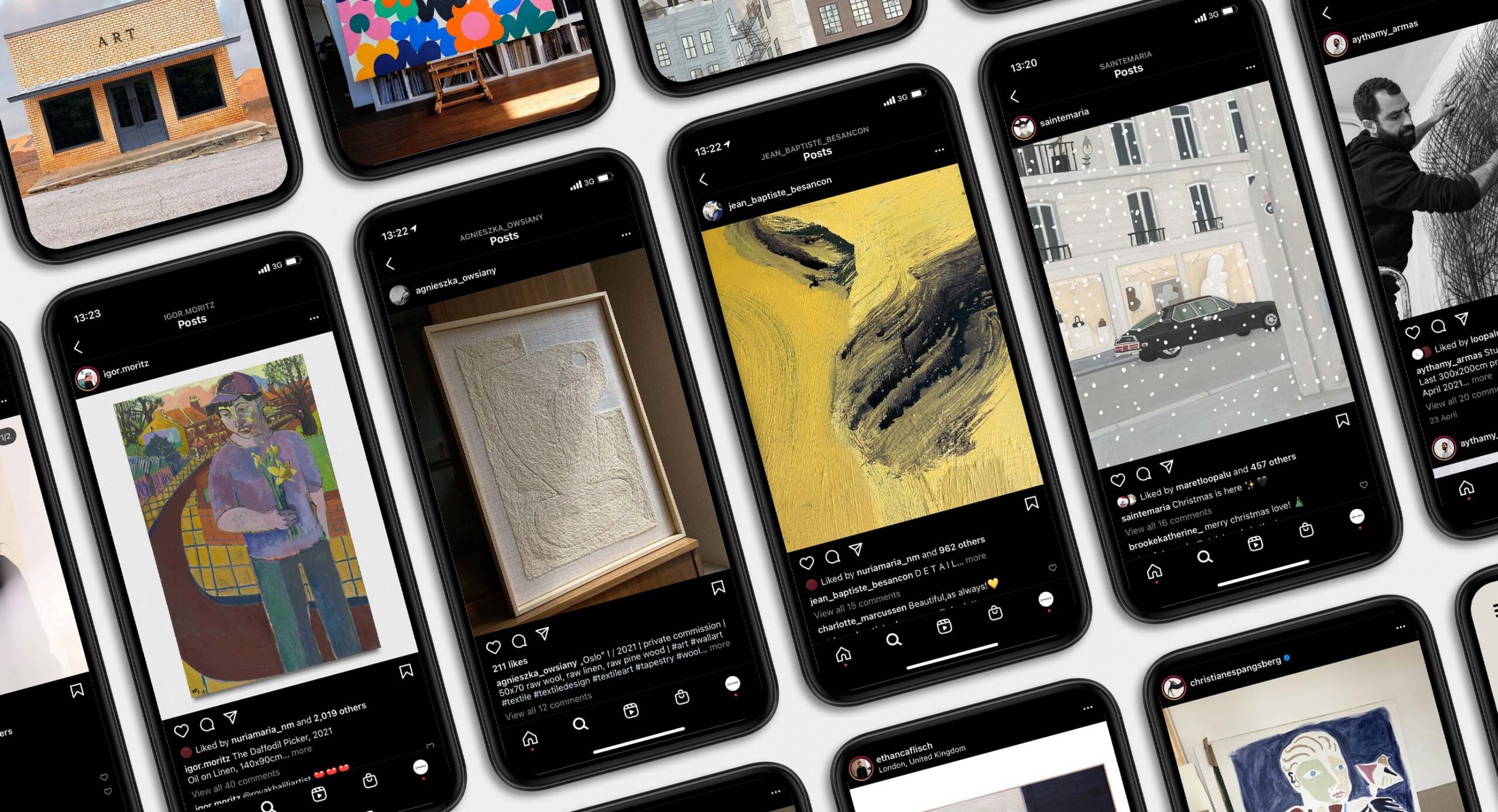 10 artists to follow on Instagram OPUMO Magazine