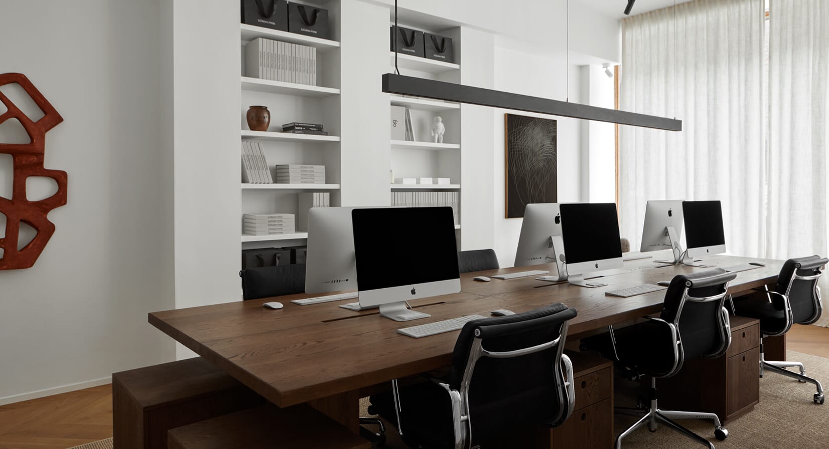 Inside Sjöman Frisk's new Stockholm office, designed by Fredrik Karlsson