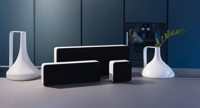 Subtle sound show-offs: Braun's minimalist smart speakers