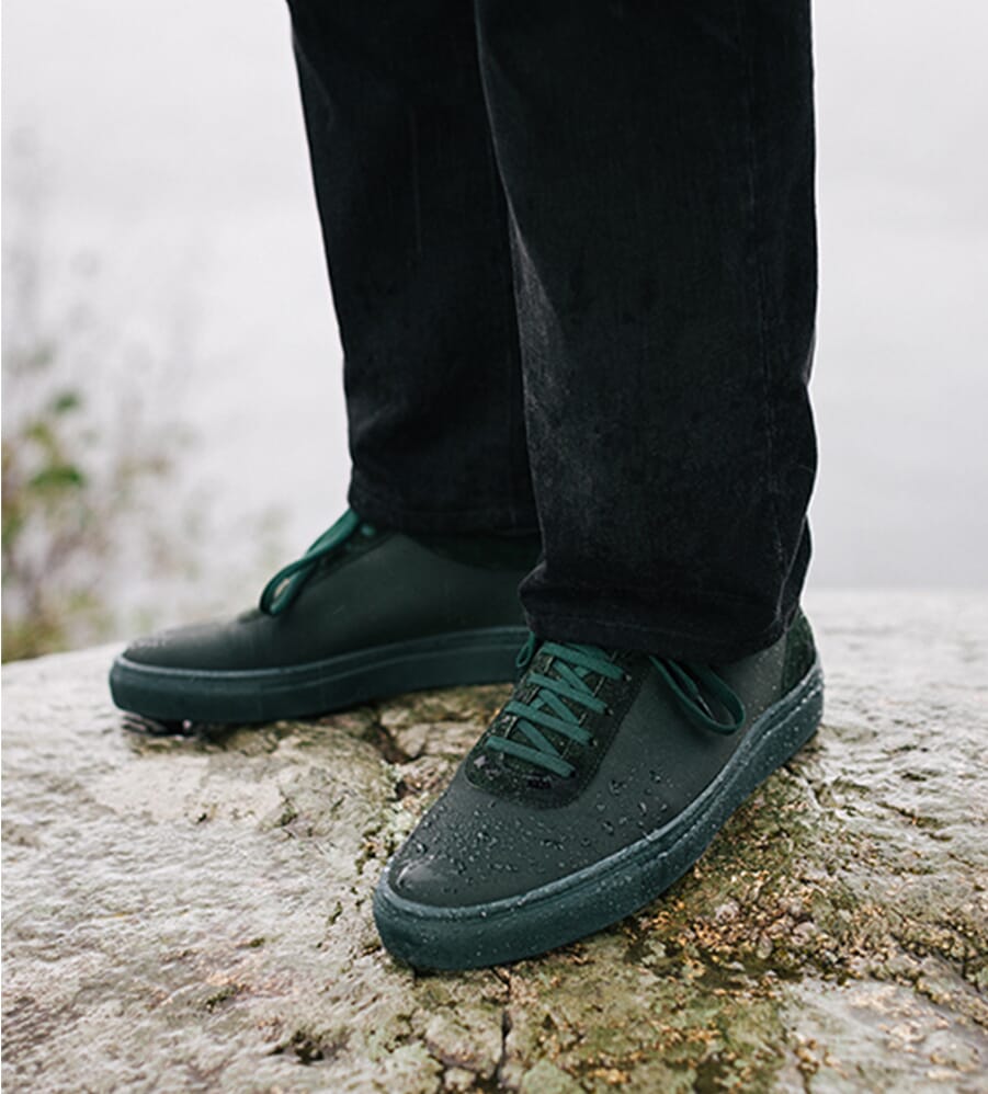 Green North-89 minimalist sneakers