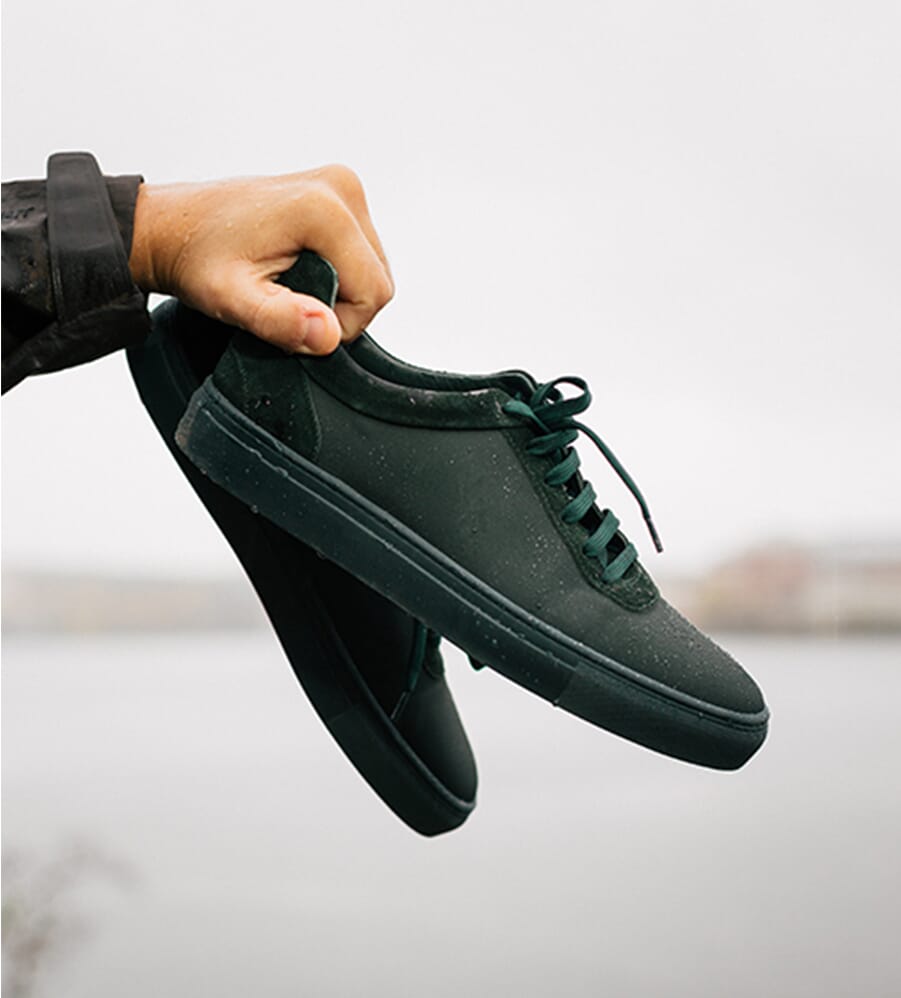 Green North-89 minimalist sneakers