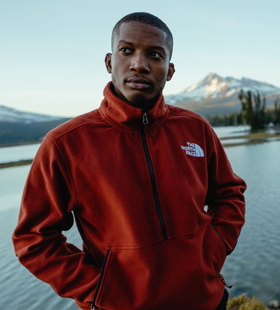 The north face Quest FZ Fleece Красный