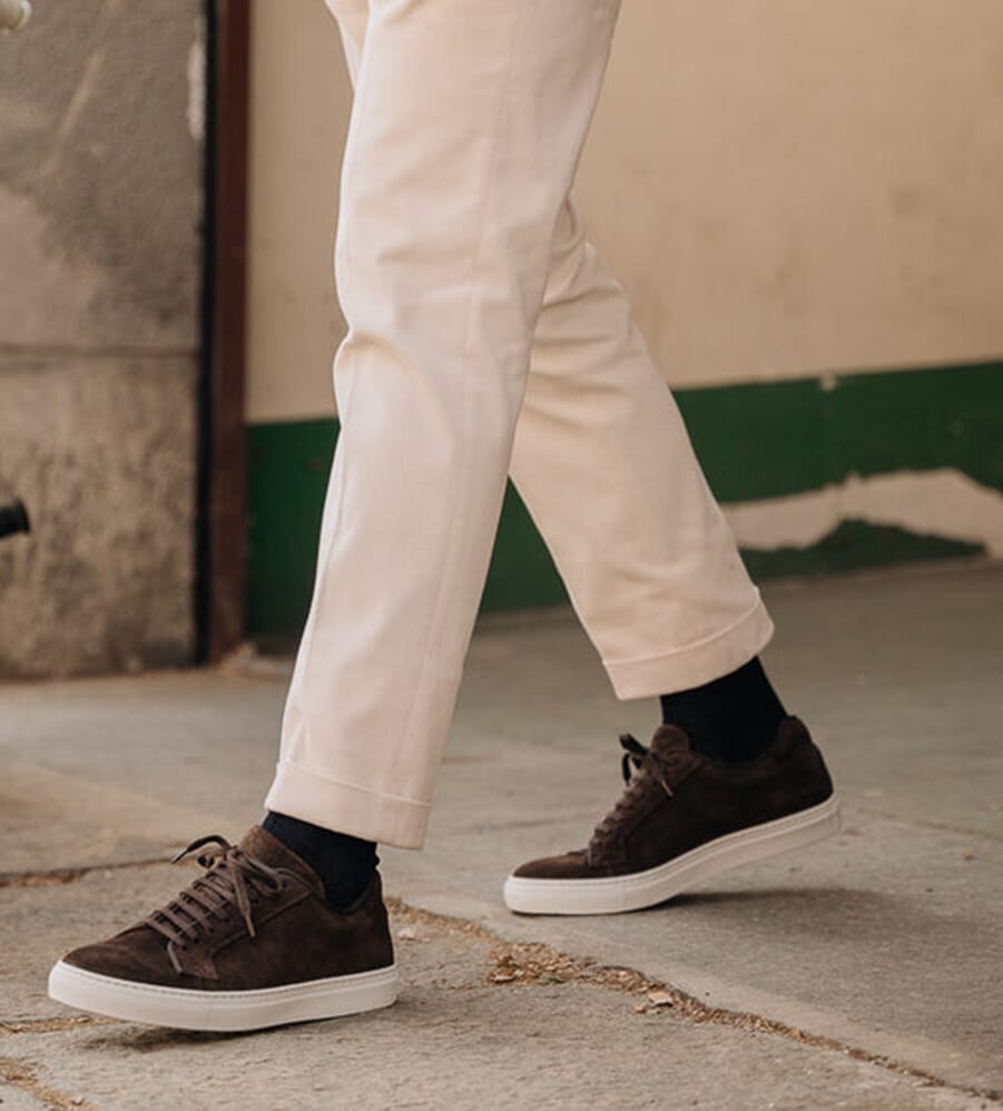 Brown Velasca minimalist sneakers