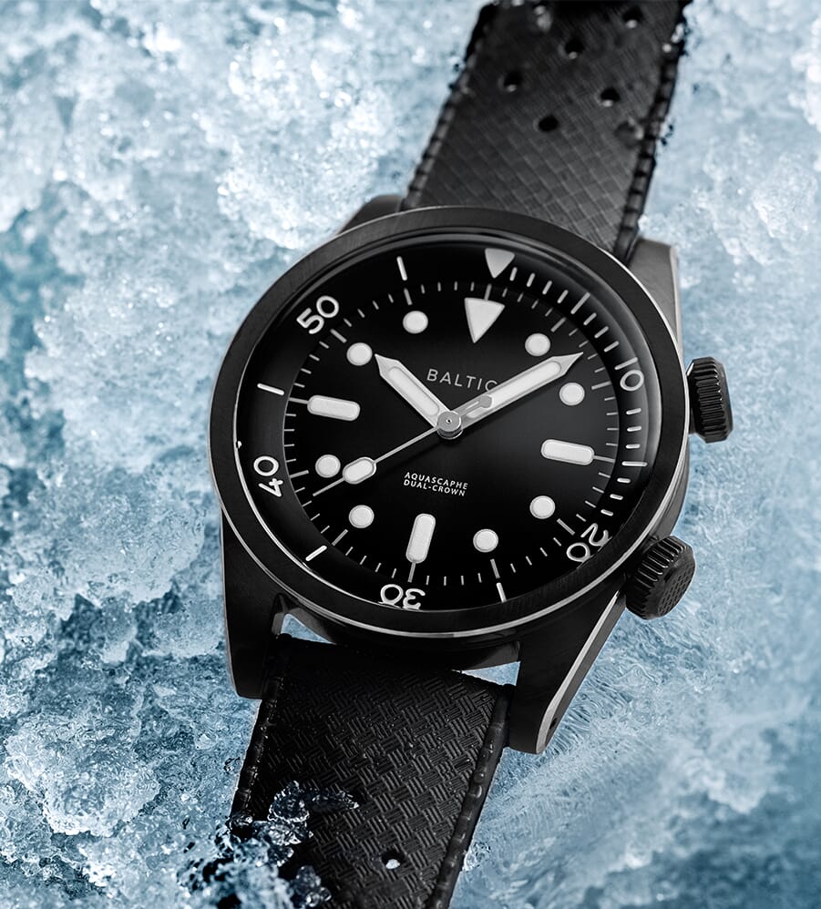 Review: BALTIC Watches Aquascaphe Dual-Crown | OPUMO Magazine