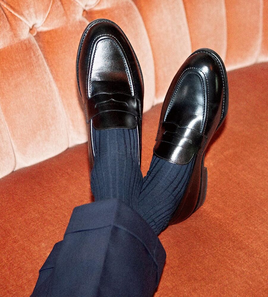 Black Penny Loafers G.H. Bass