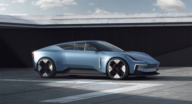 Drone included: Polestar O2 Electric Roadster