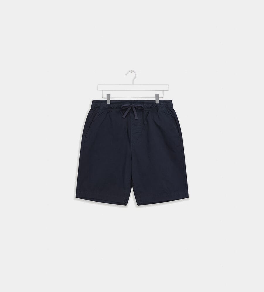 Sweatwater Mens Drawstring Contrast Color Elastic Waist Summer Pocket Shorts