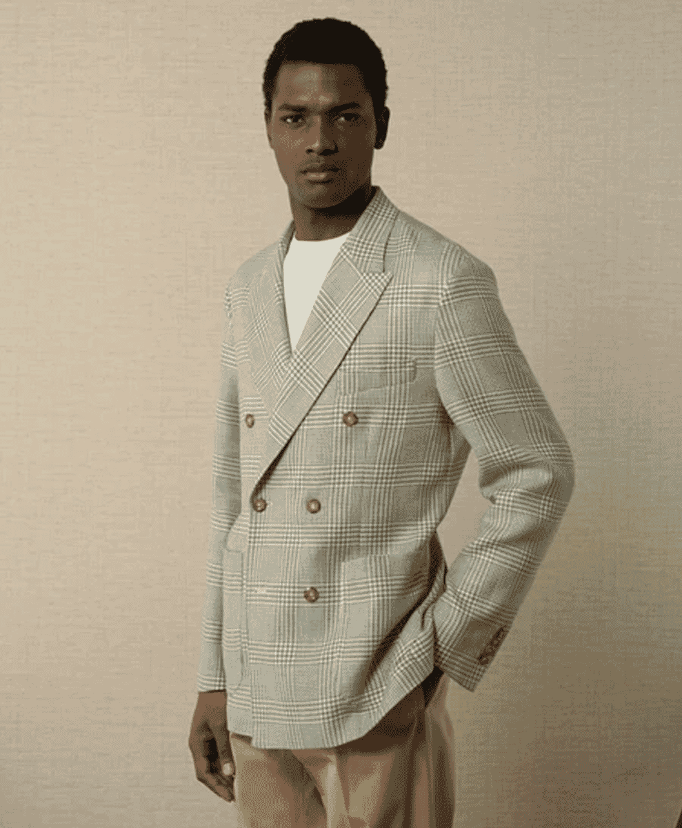 Poppi
Double-breasted deconstructed jacket