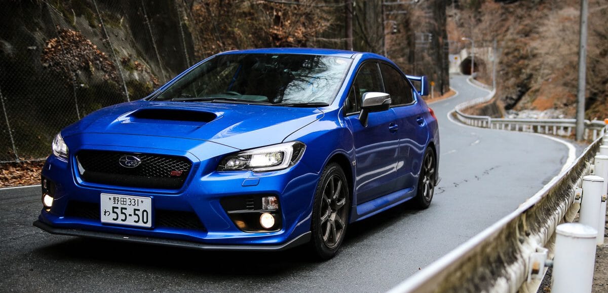 Blue Subaru 