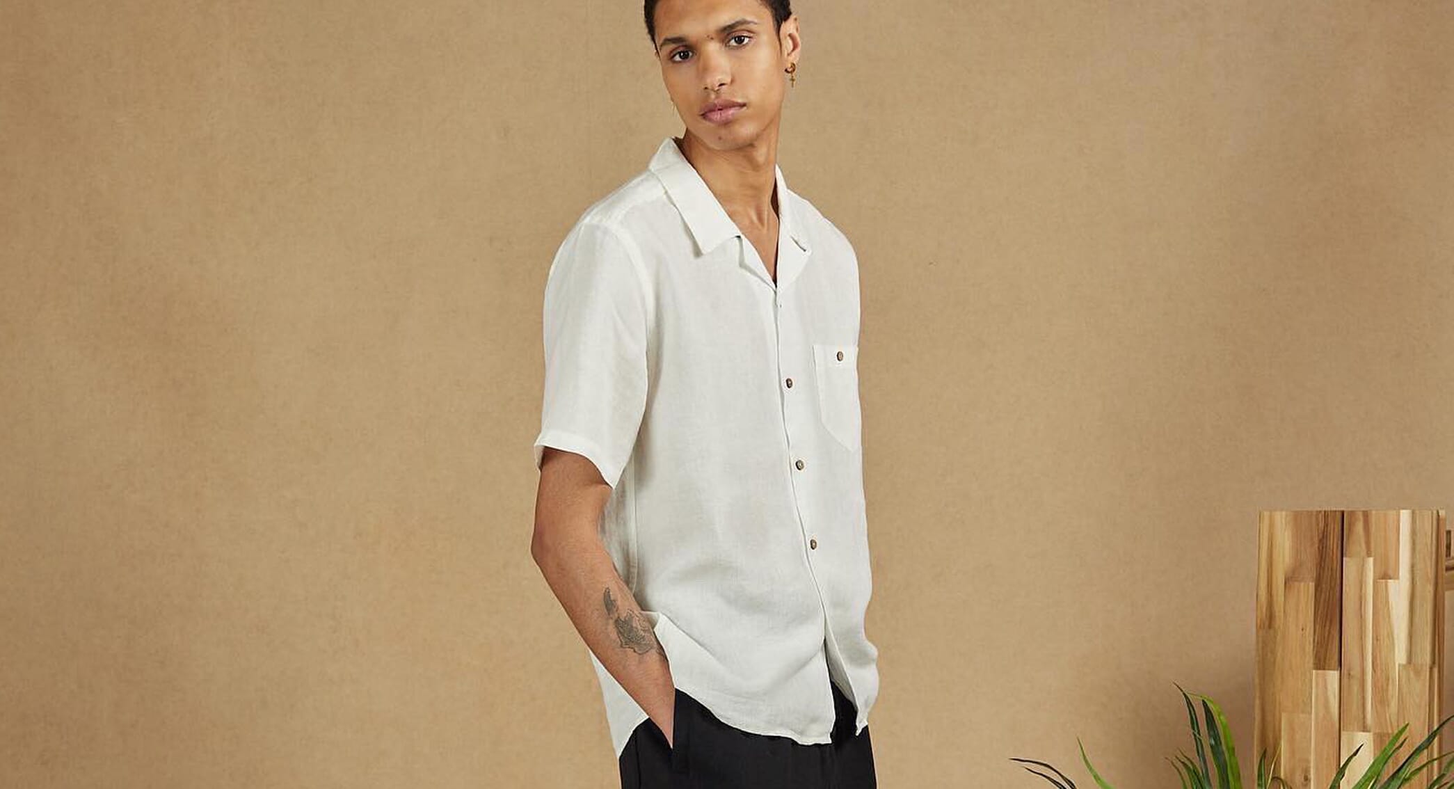 Best men's white short-sleeve shirts for summer 2024 | OPUMO Magazine