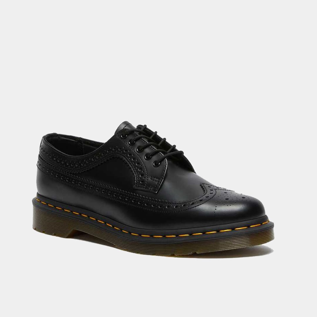 Black Dr Martens Brogue Shoes