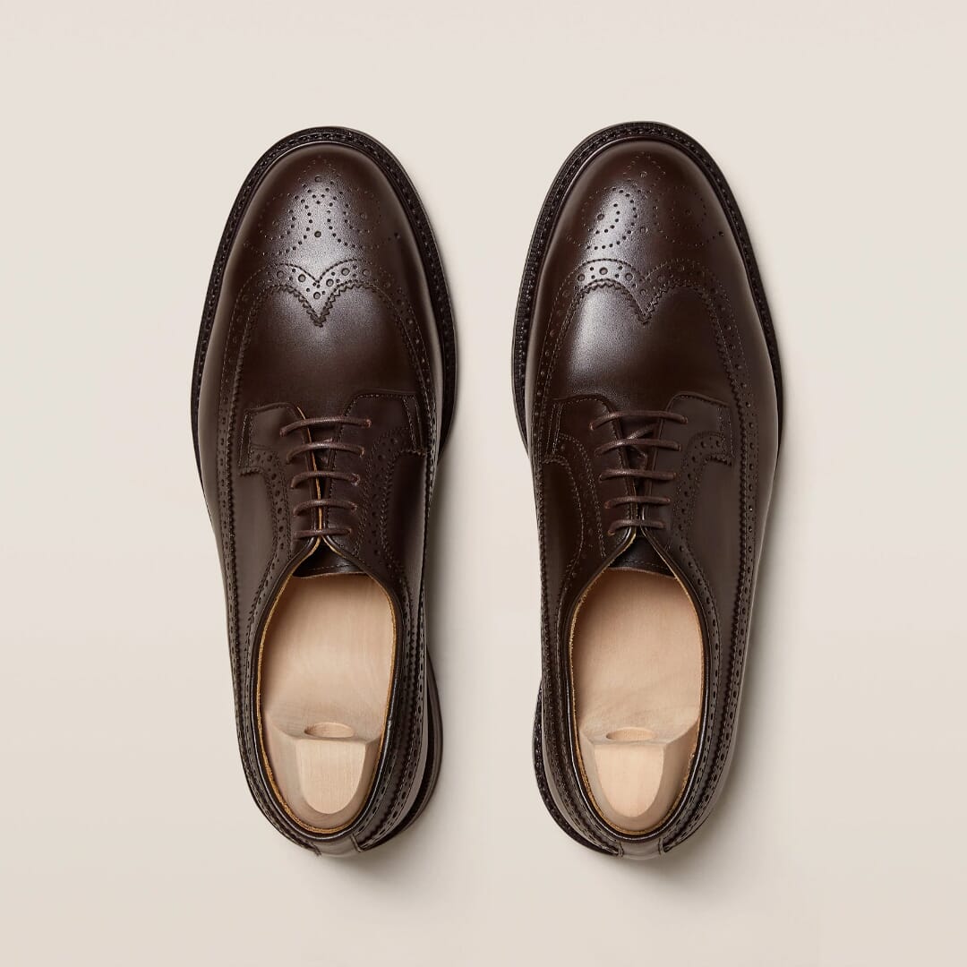 Brown Myrqvist Brogue Shoes