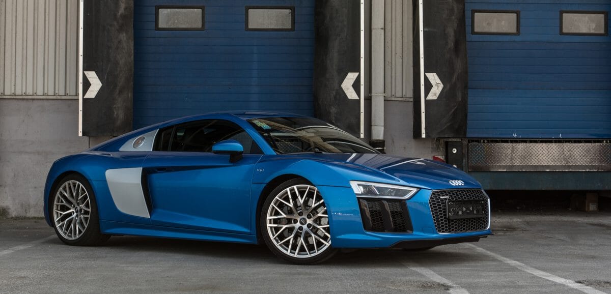 Blue Audi R8