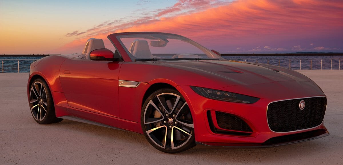 Red Jaguar F-Type R Convertible