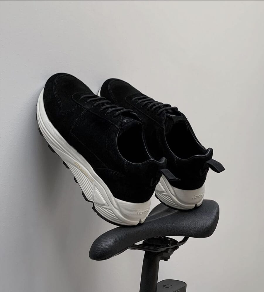 Black WAHTS Minimalist Trainers