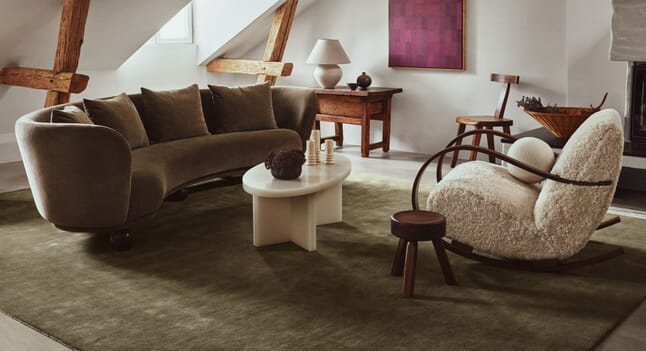 Give your interior an instant makeover with a modern wool rug