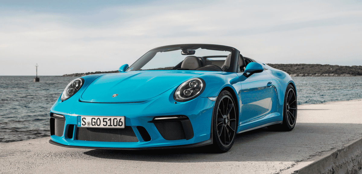 Blue Porsche