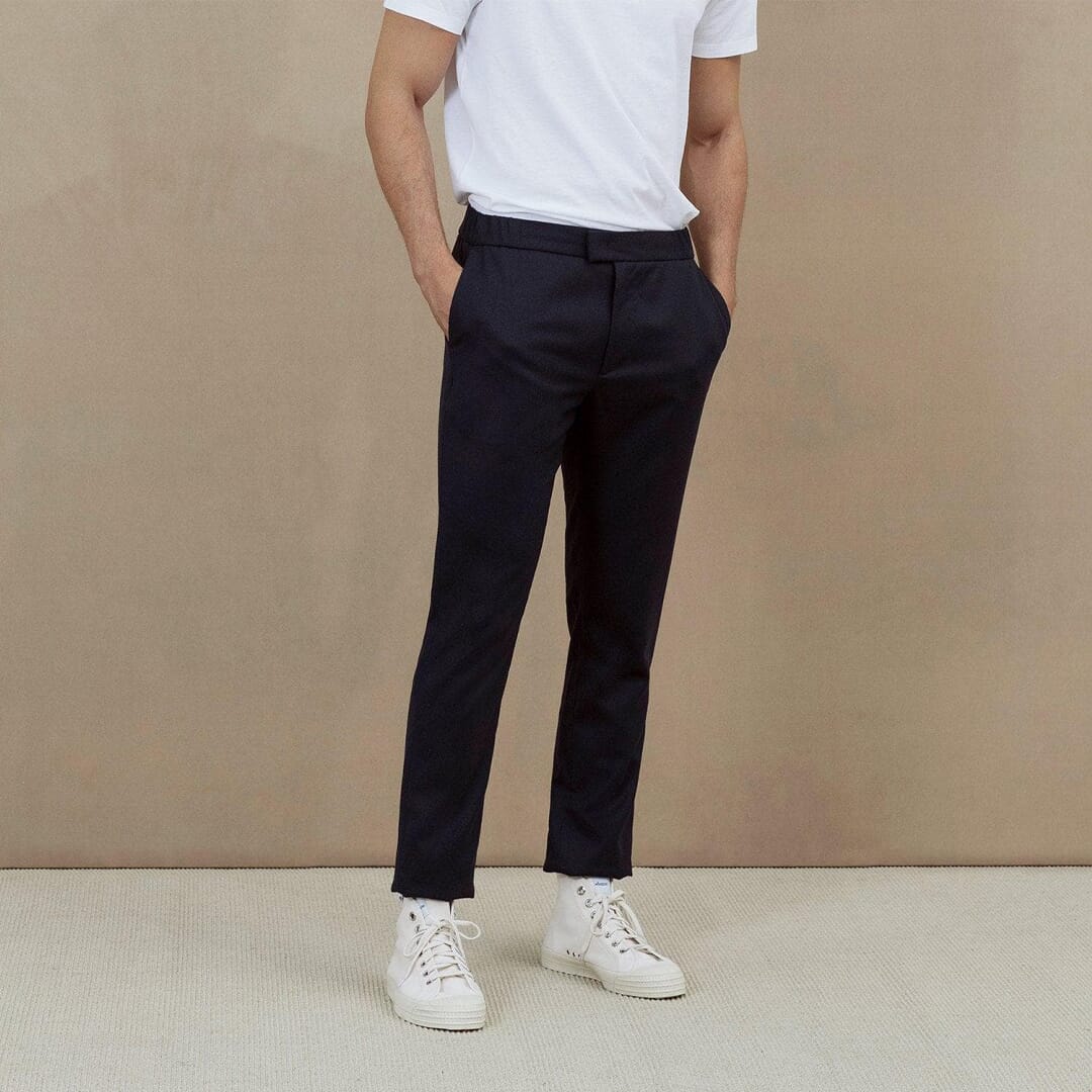 Asos Slim Fit Smart Pants In Wool Mix Gray, $53 | Asos | Lookastic