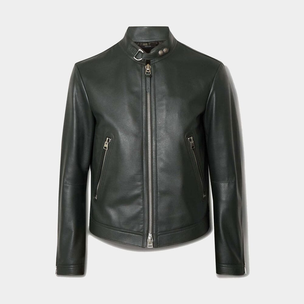 MR P. Full-Grain Leather Coach Jacket for Men | Coach jacket, Jackets, Leather  jacket