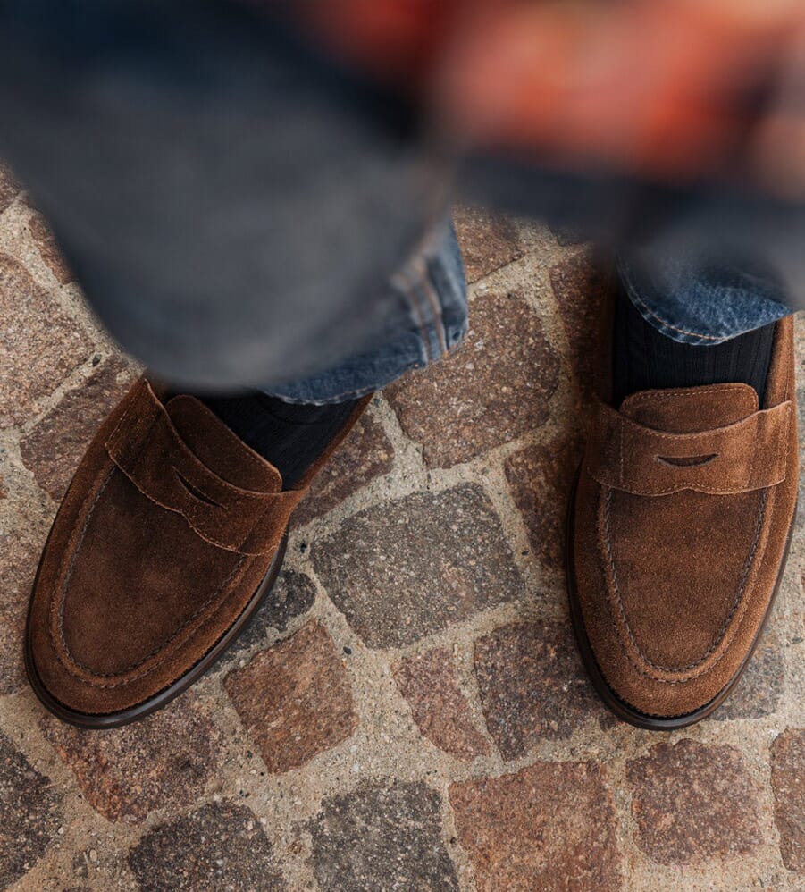 Brown Velasca Penny Loafers