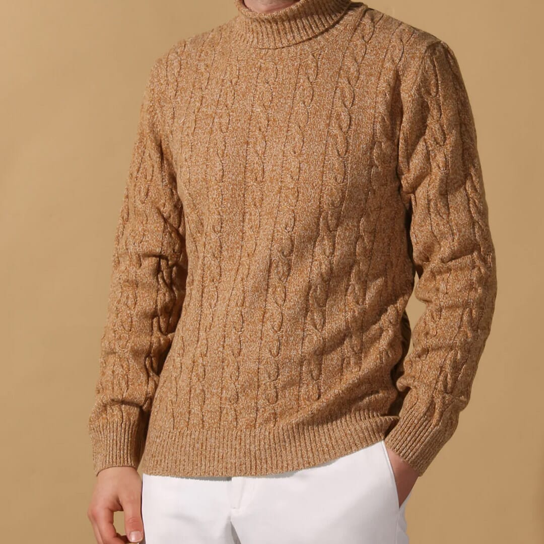 Best mens shop cable knit sweater